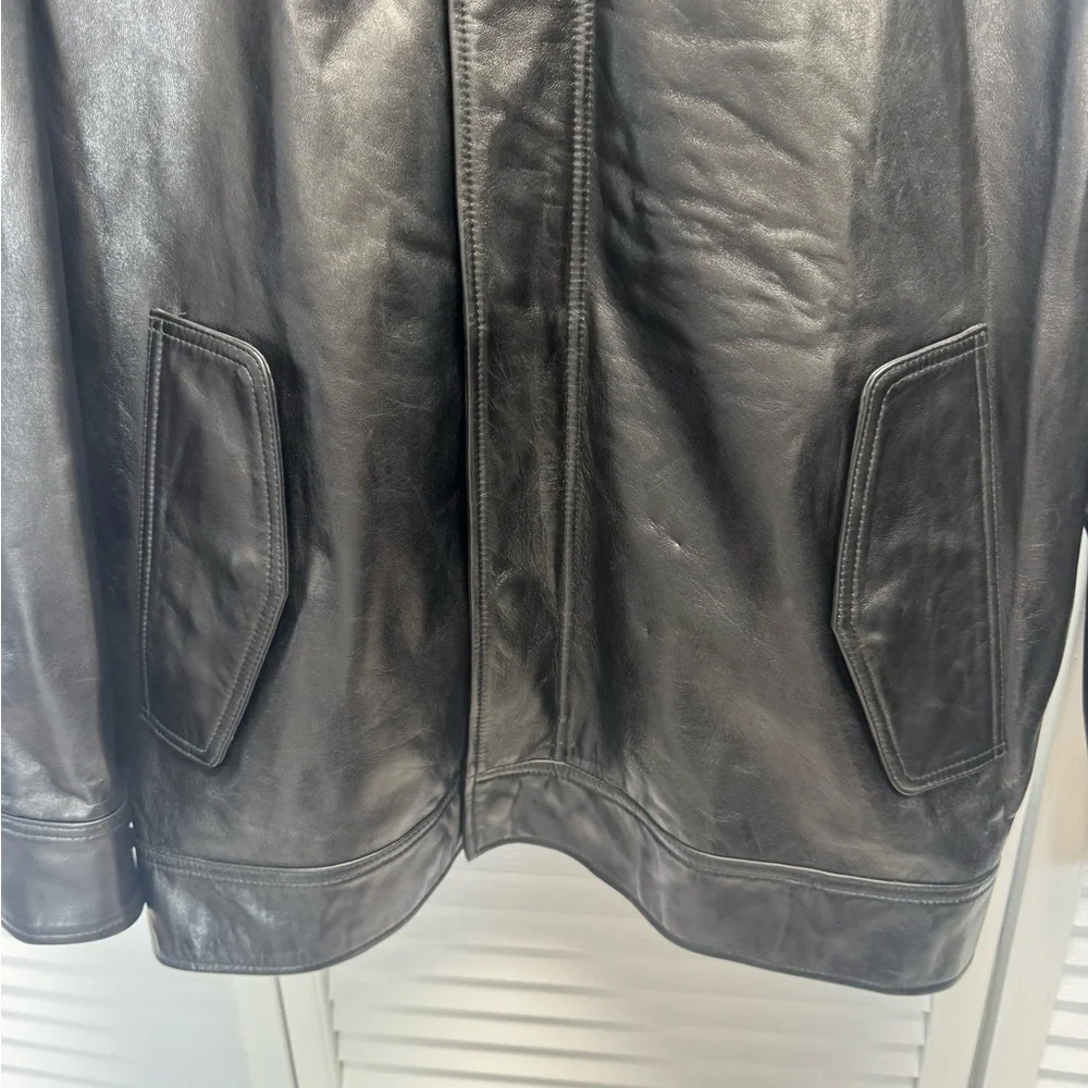 Helmut Lang Black Leather Jacket - Picture 5 of 11